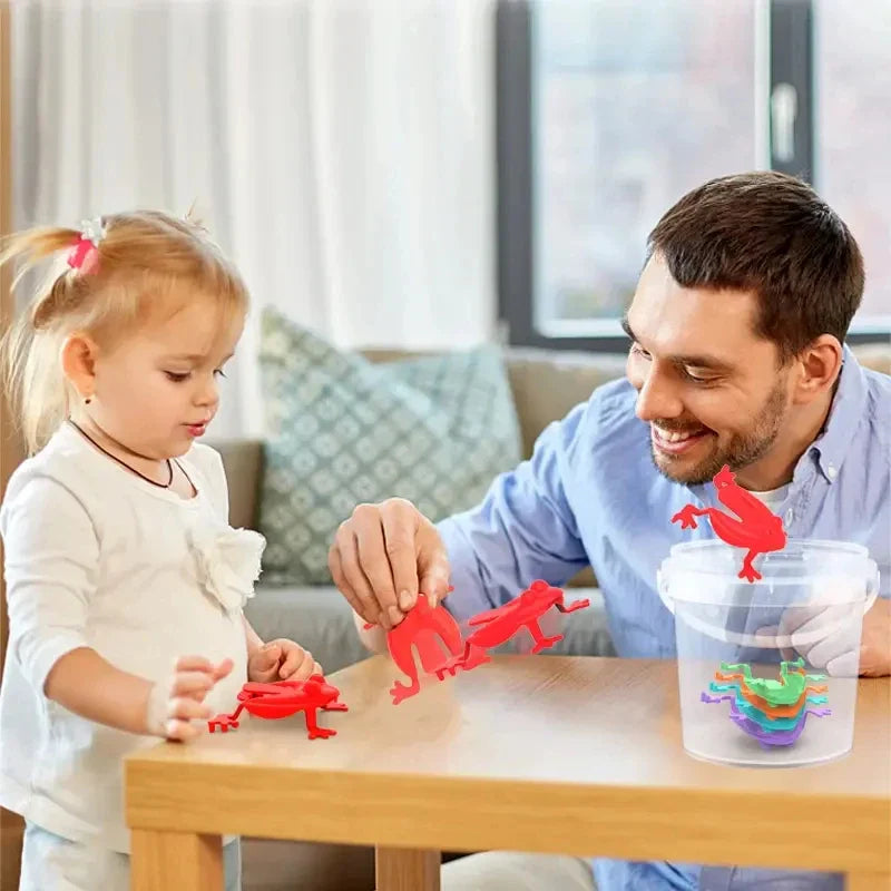 Jumping Frog Bounce Fidget Toy Set | Stress Relief Fun for Kids