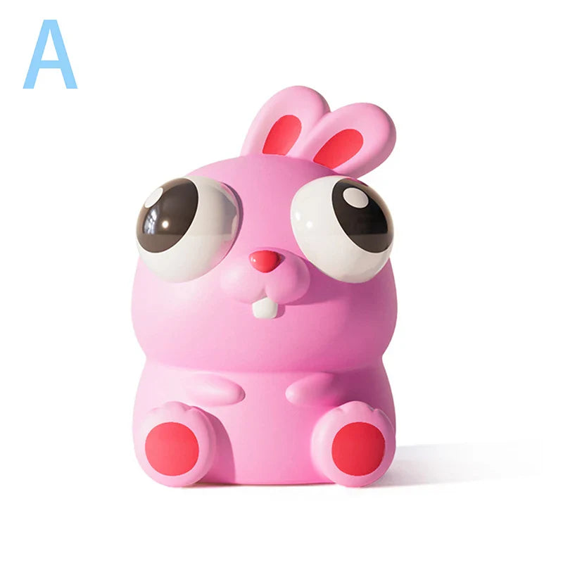 Pop Eye Squeeze Cartoon Animal Sensory Toy | Stress Relief Fidget Gift