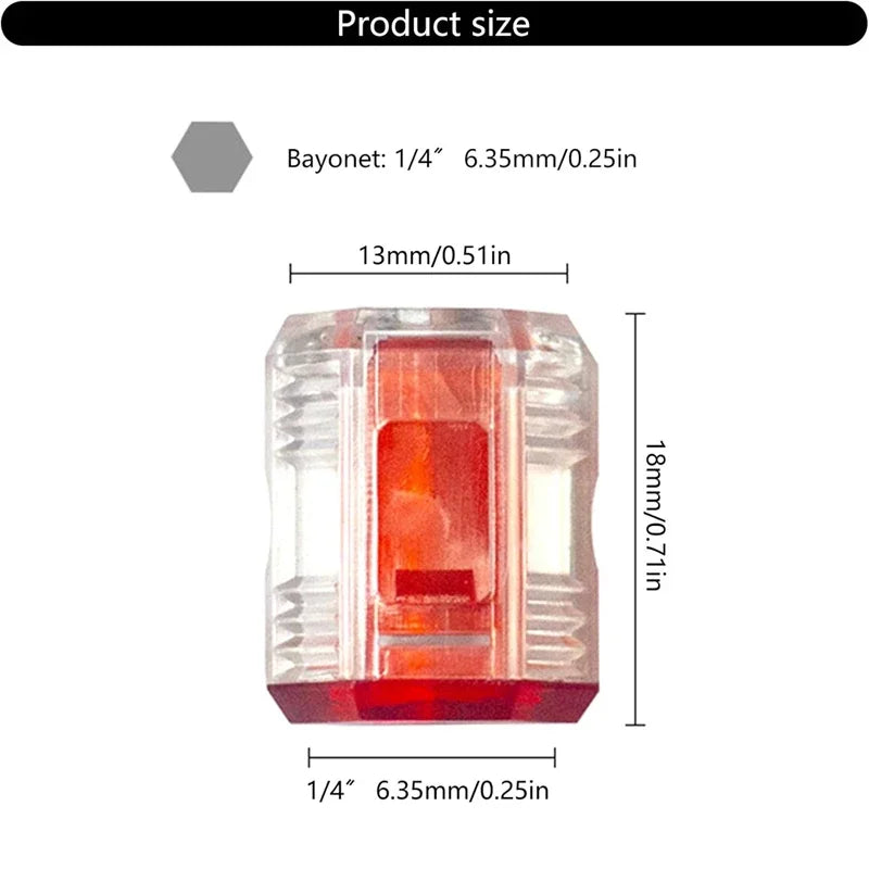 Magnetic Screwdriver Magnetizer and Demagnetizer Tool | 1/4 Inch Bit Holder