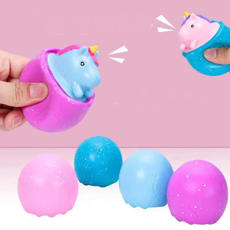 Squeeze Cheese Cup Fidget Toy Set | Mouse Rabbit Frog Stress Relief