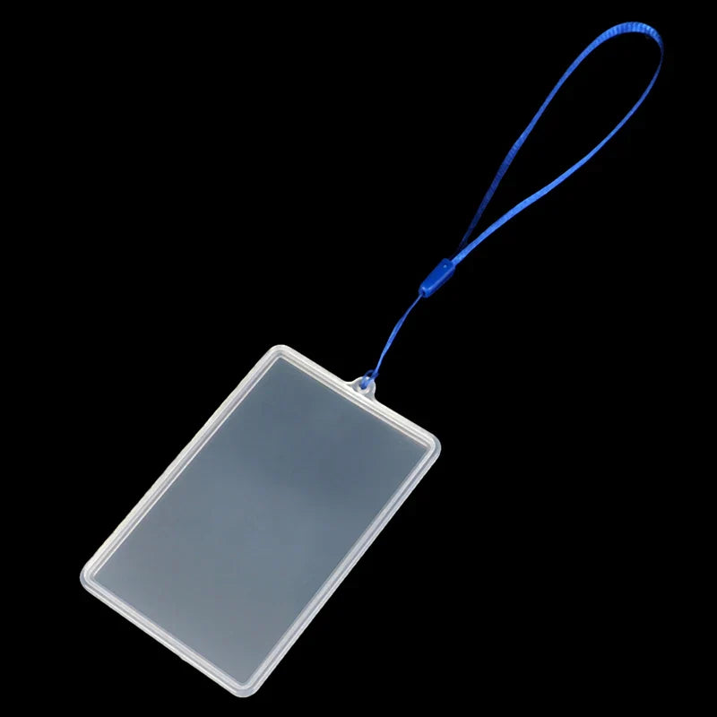 Waterproof Transparent Card Cover | Bus Pass ID Holder with Lanyard