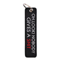 Spanish Quotes Embroidery Key Tag | Motorcycle Keychain for Men