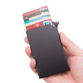 HOMEFISH Smart Wallet Card Holder | Pop Up Minimalist RFID Wallet for Men and Women