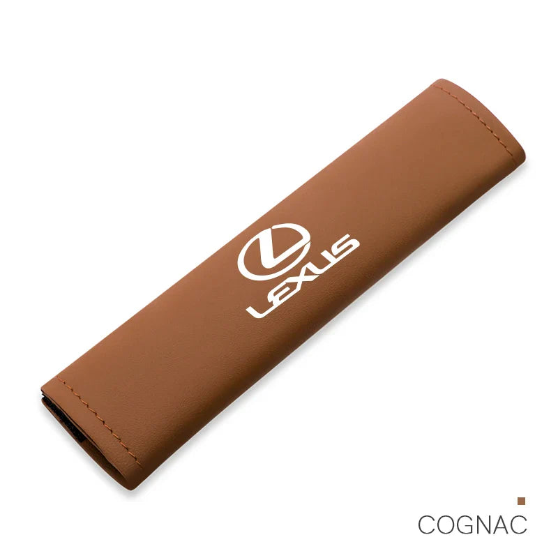 Car Pu Leather Seat Belt Shoulder Protection Set | Interior Accessories for Lexus