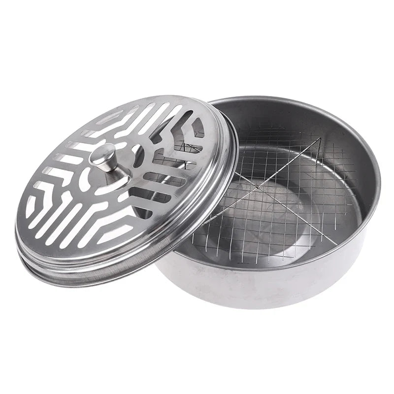 Mosquito Coil Holder with Mesh Stand | Camping Garden Incense Burner