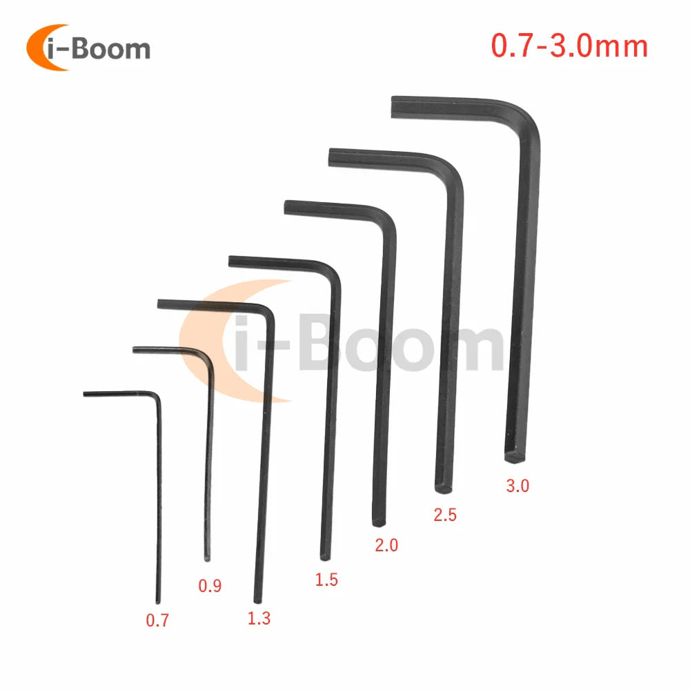 7PCS Mini Hex Key Set 0.7-3mm | Alloy Steel Allen Wrench Screwdriver Kit