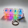 LED Light-Up Fidget Keychain | Clickable Stress Relief Desk Toy
