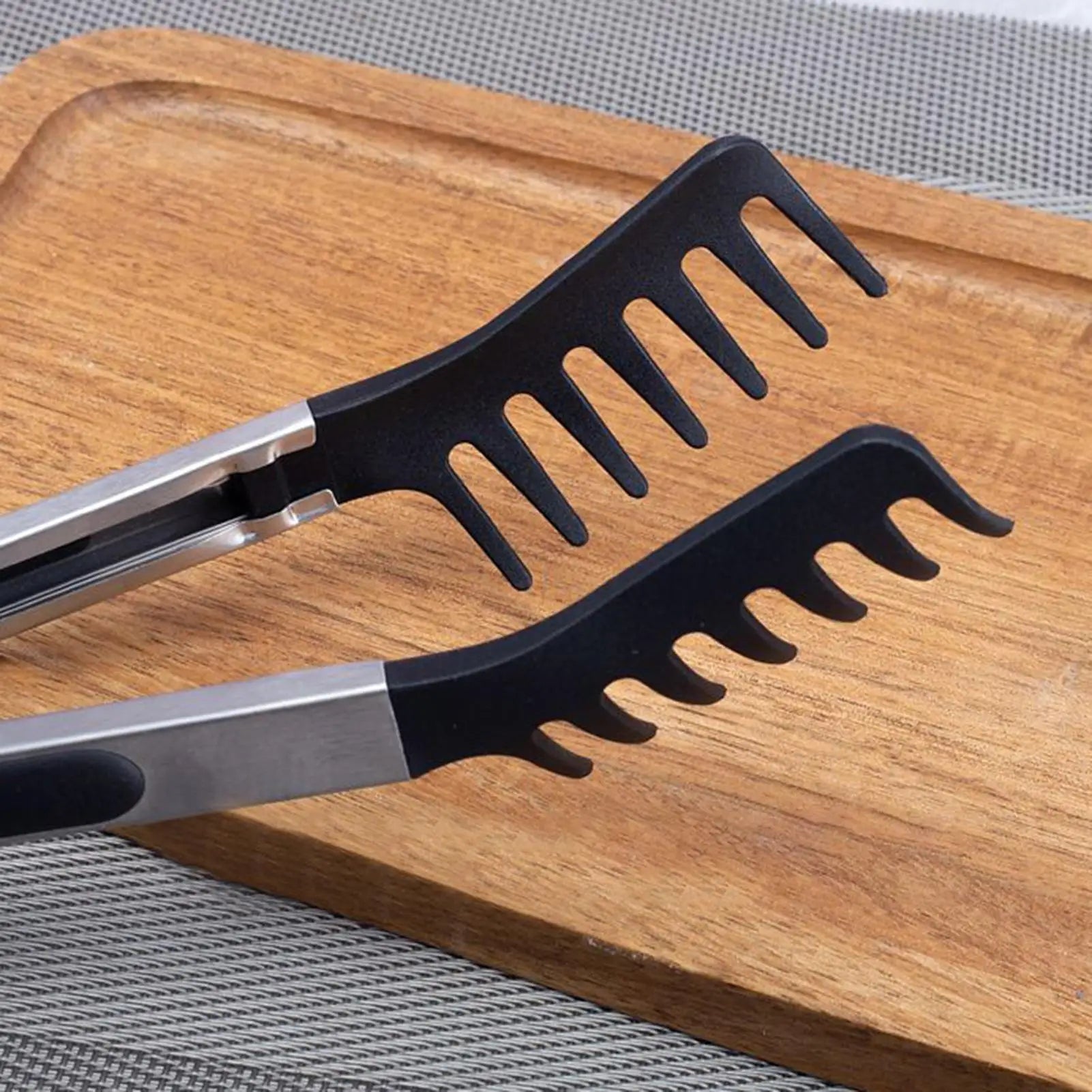 Silicone Food Tongs | Non Stick Cooking Serving Tongs for BBQ Salad and Pasta