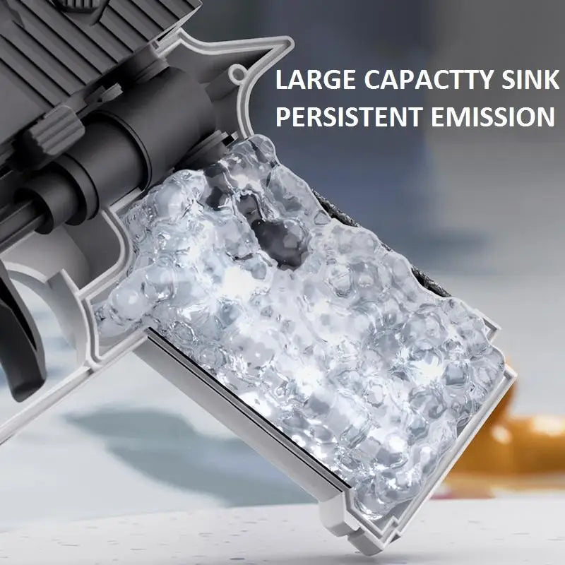 Mini Desert Eagle Water Gun | Mechanical Continuous Firing Toy for Kids Summer Play