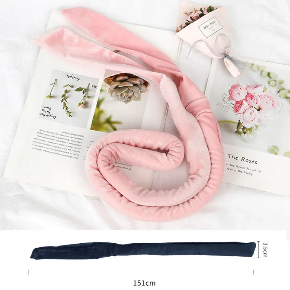 Heatless Curling Rod Headband | No Heat Hair Curler for Sleeping Curls