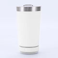 16oz Vacuum Insulated Bluetooth Speaker Beer Cup Tumbler | Stainless Steel Mug Gift
