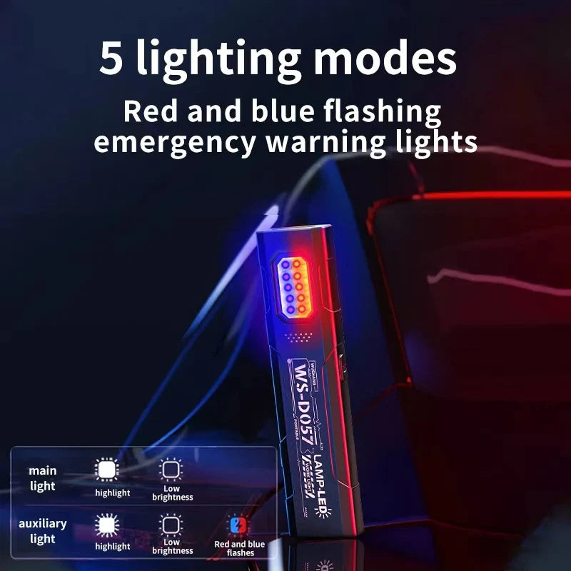 LED Keychain Flashlight Rechargeable | 550LM Portable Mini Torch with Magnet