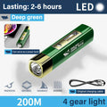 USB Rechargeable Mini LED Flashlight | 2 in 1 Power Bank for Outdoor Use