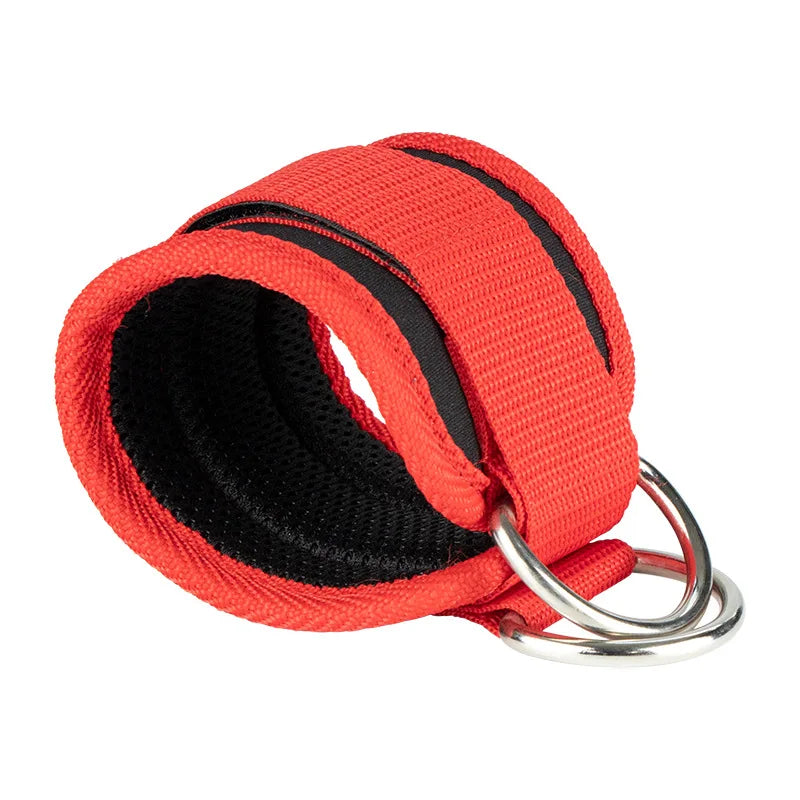 Gym Ankle Straps | Adjustable Double D-Ring Cuffs for Leg Training and Cable Machines