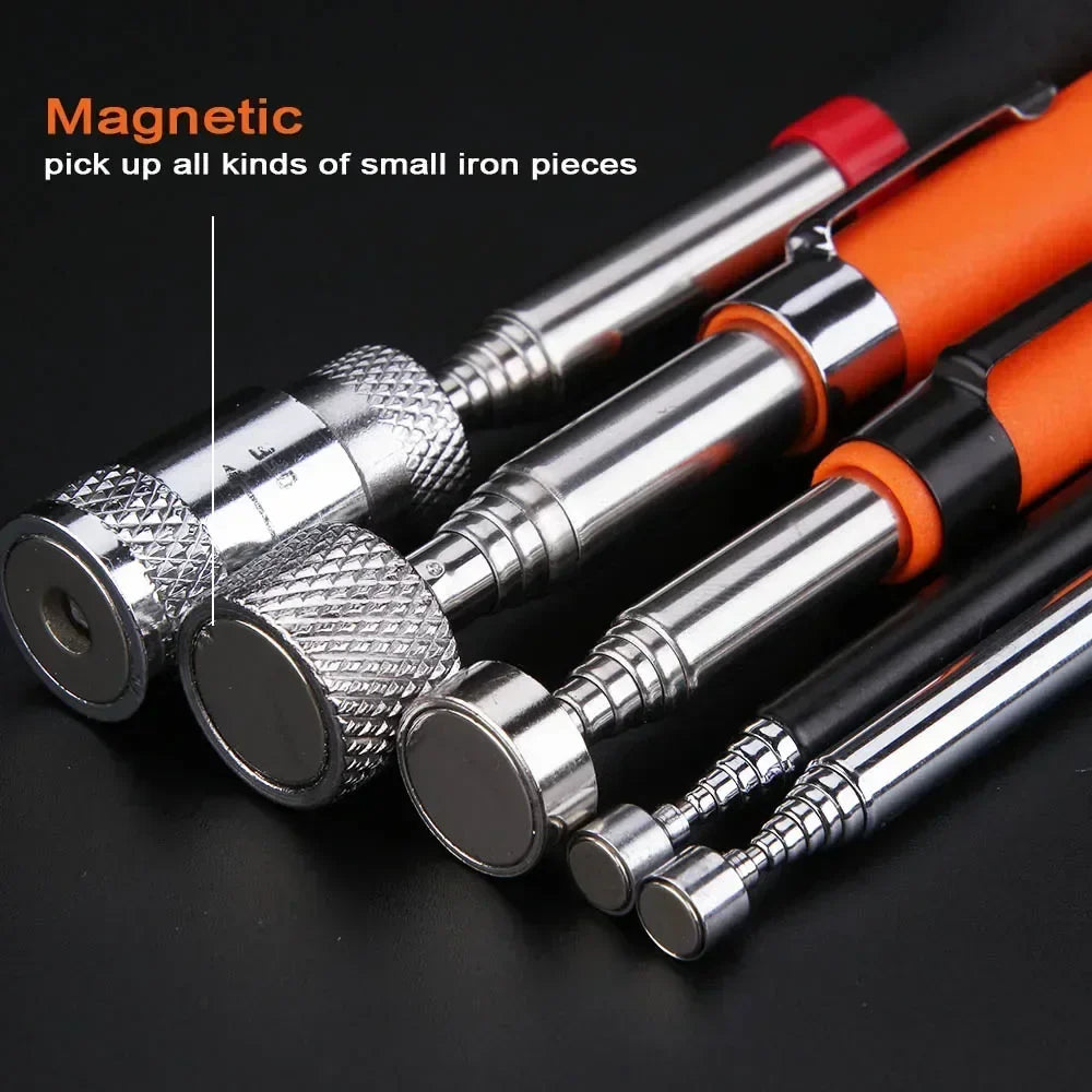 Telescopic Magnetic Pickup Tool | Extendable Magnet Rod for Dropped Screws and Bolts