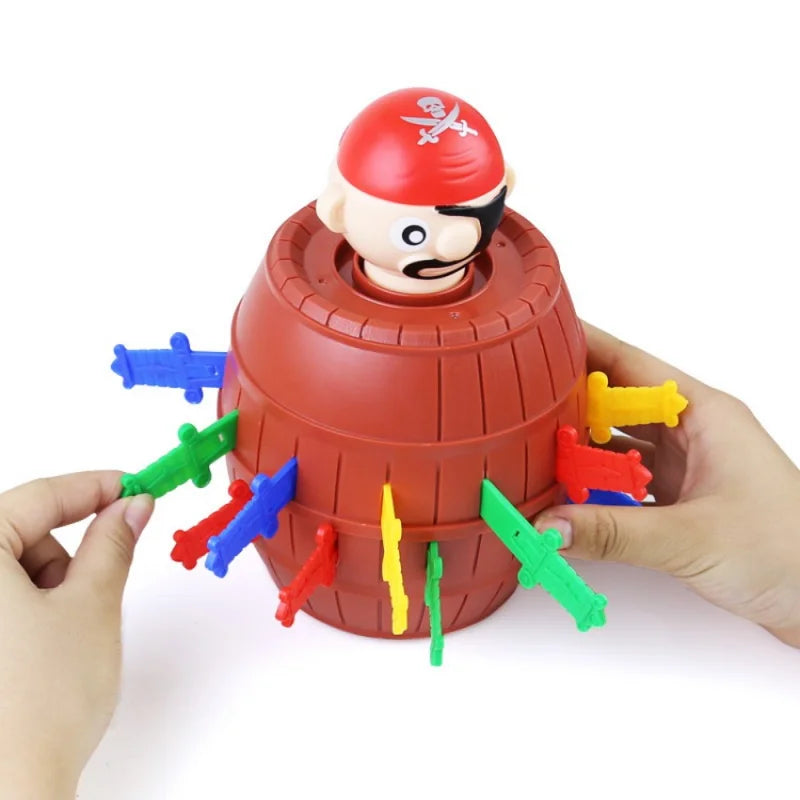 Pirate Barrel Toy Game | Jumping Pirates Bucket Sword Stab Family Interactive Game