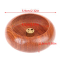 Rosewood Incense Burner Stick Holder | Bowl Shape Censer for Home Decor