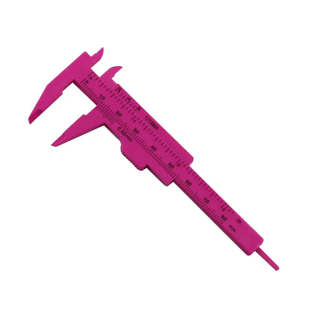 Student Plastic Vernier Caliper 0-80mm | Precision Measuring Tool for Students and DIY