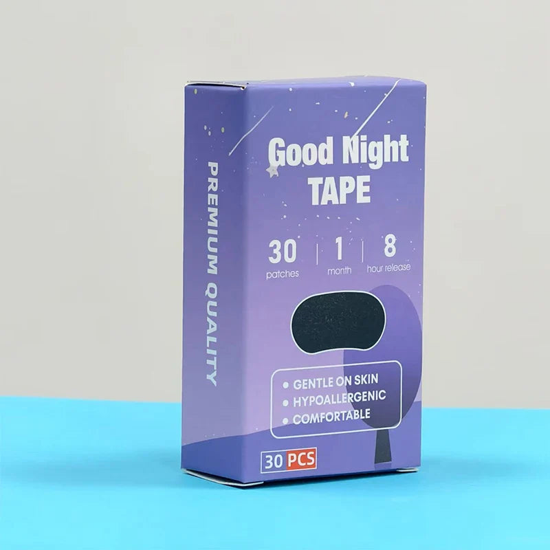 Sleep Mouth Tape for Snoring | 30 Gentle Strips for Nasal Breathing