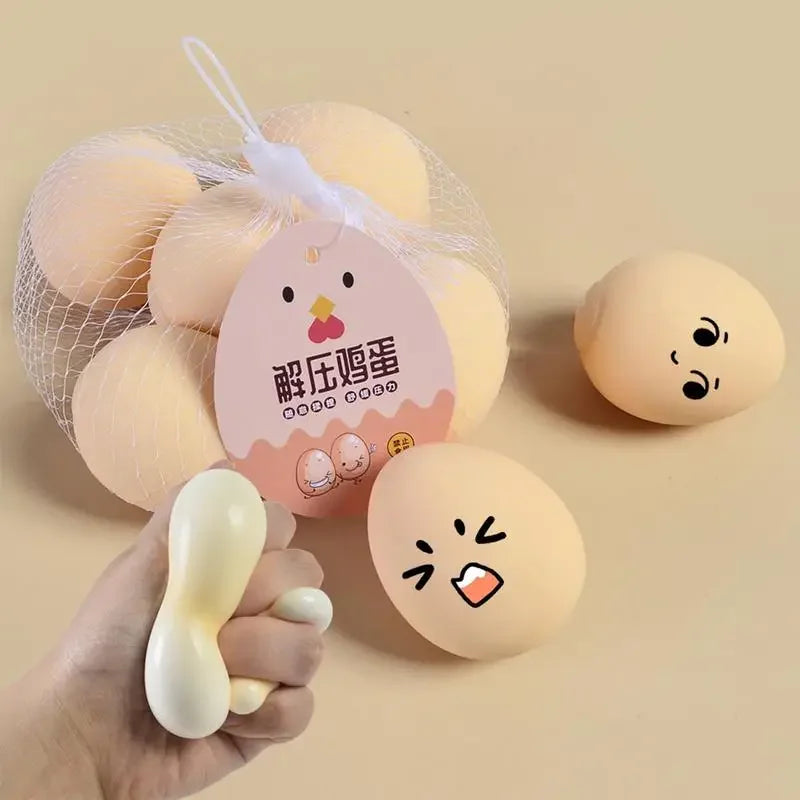 Smart Egg Squeeze Toys | Fun Stress Relief and Educational Decompression Balls