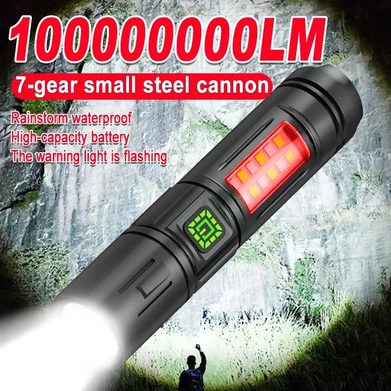 Rechargeable LED Flashlight | 600 Lumen Waterproof Torch for Camping & Fishing