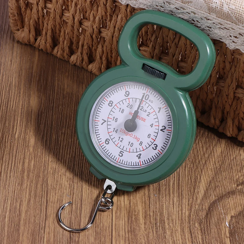 Portable Hanging Spring Scale 10kg | Mini Fishing and Luggage Weigher