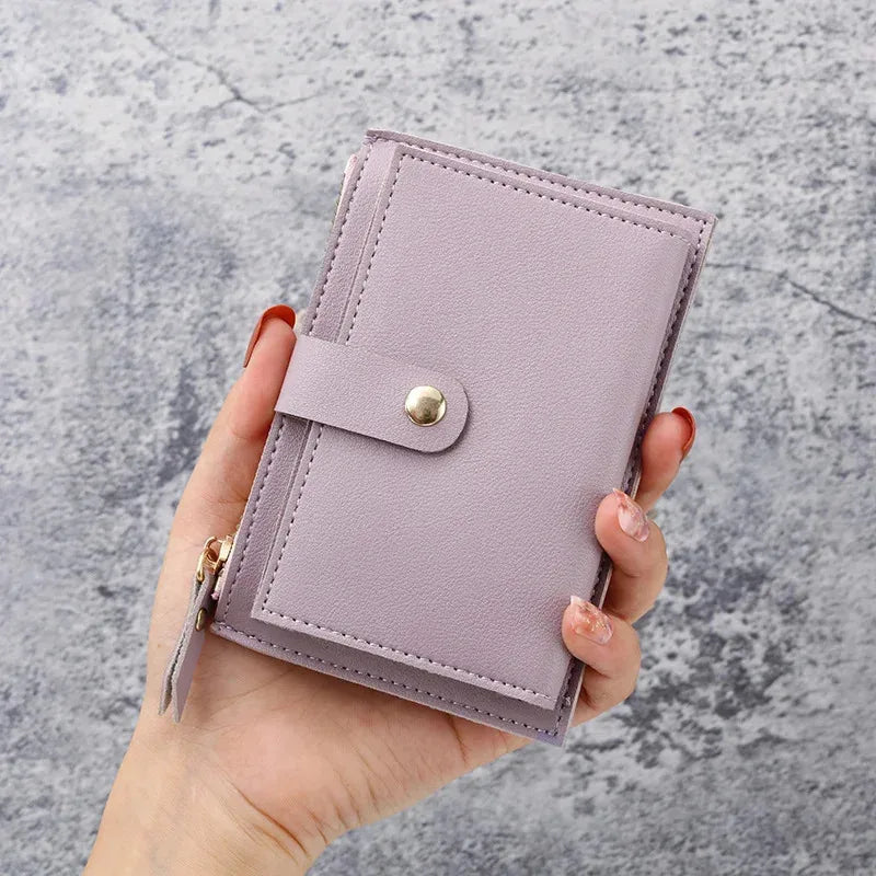 Ultra-Thin PU Wallet for Women | Simple Student Coin Purse