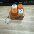 Italian Brainrot 4-Key Keyboard Fidget Toy | Stress Relief Keychain with Sound and Light