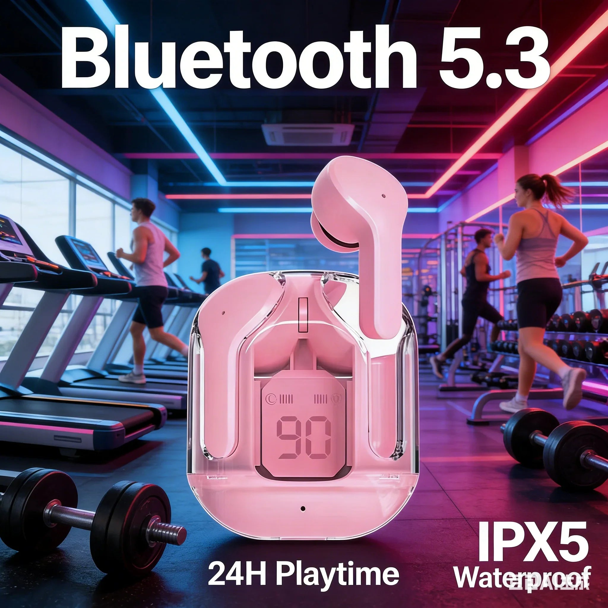 2026 TWS Wireless Earbuds Bluetooth 5.3 | HiFi Audio & ENC Noise Canceling