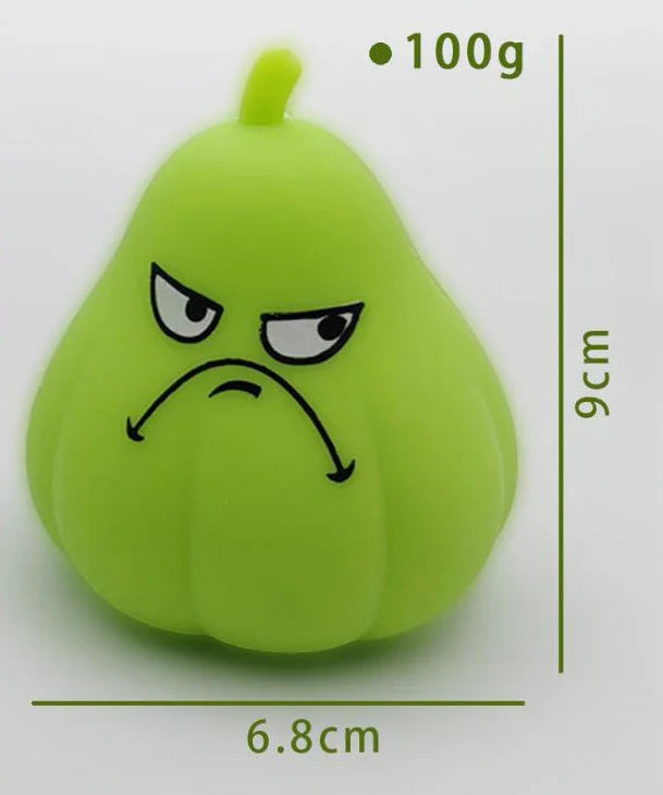 Melon Squeeze Toy | Stress Relief Pinching Ball That Plays Music