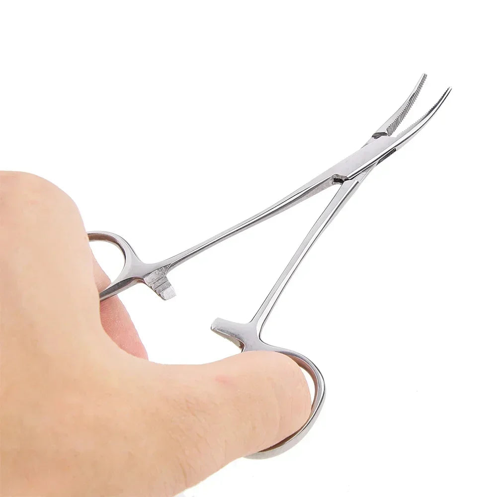 Stainless Steel Hemostatic Forceps | Multi-Purpose Surgical Clips and Mosquito Pliers