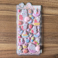 3D Cartoon Sticker Pack | Cute Decorative Embellishment for Planners and Devices