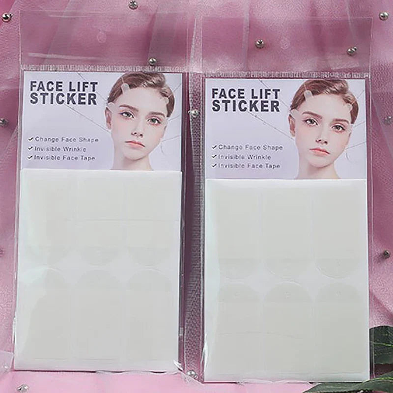 Invisible Thin Face Stickers V-Shape Lifting Tape | Instant Facial Lift for Jawline, Eyes, and Neck