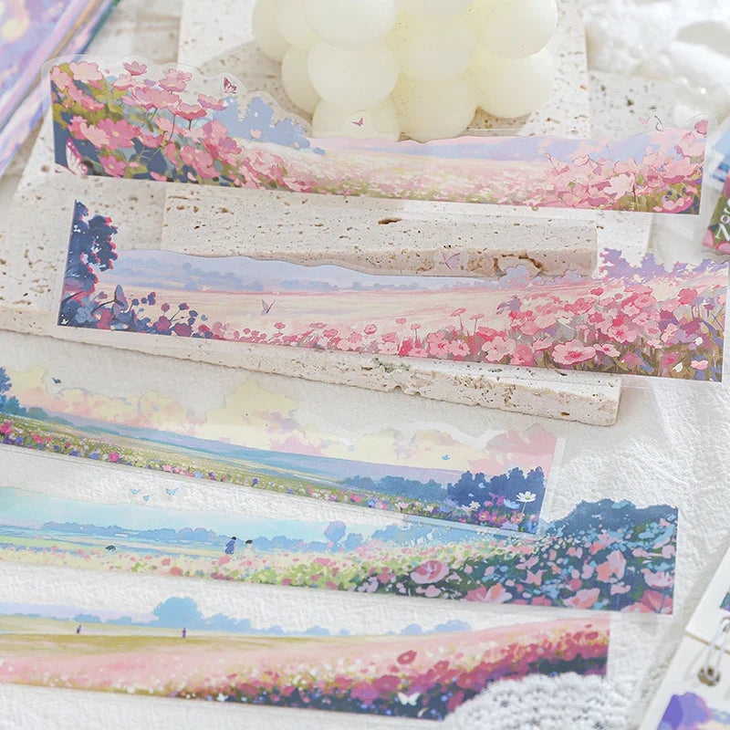 Natural Scenery Sticker Pack | 20 Landscape Stickers for Junk Journal and Scrapbooking