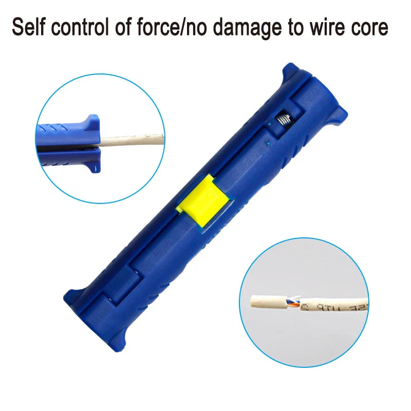 Portable 2in1 Cable Stripper | Multifunctional Automatic Wire Stripping Tool