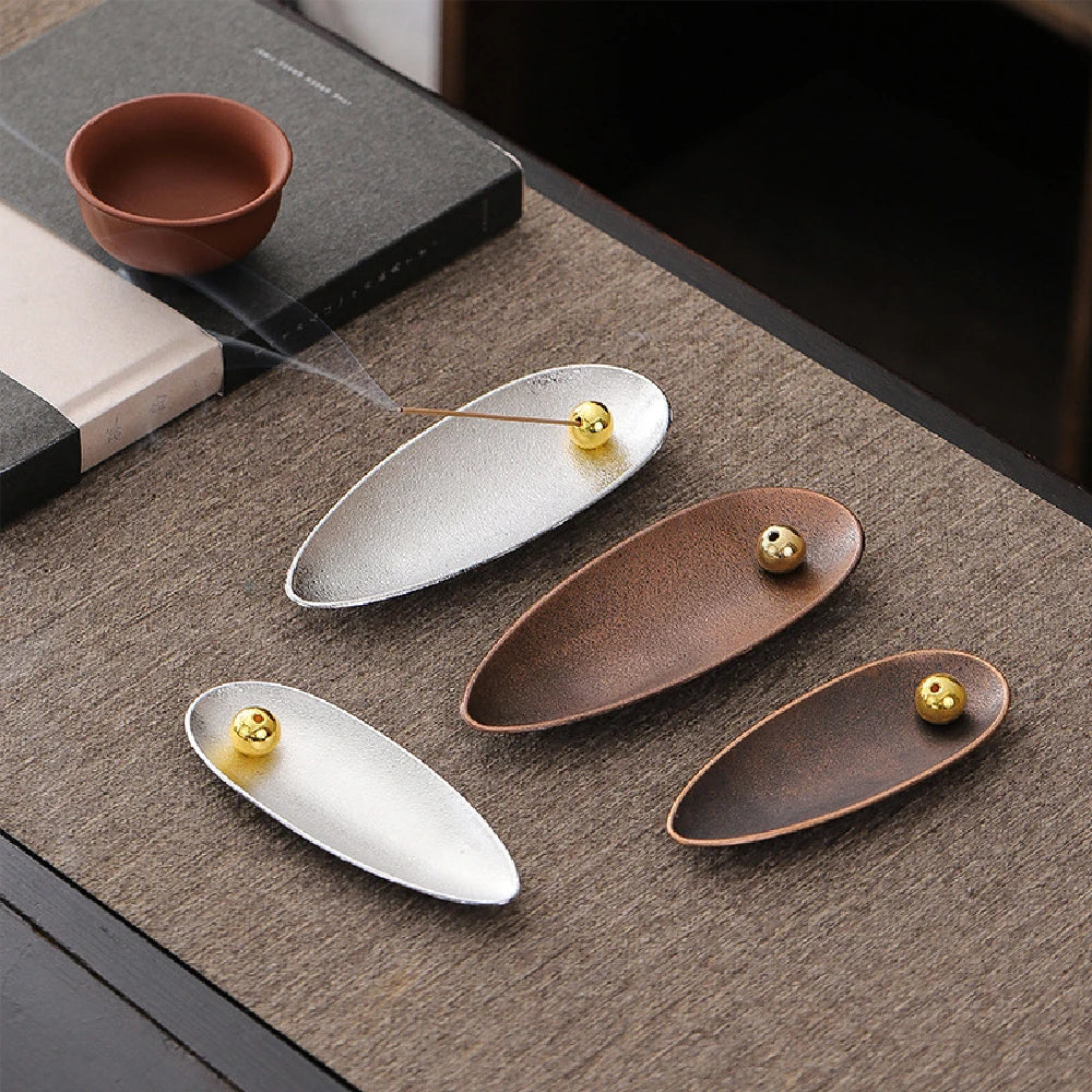Alloy Copper Bead Incense Holder | Zen Tea Ceremony Incense Burner