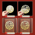 Carp Lotus Metal Sticker | Lucky Wealth Feng Shui Decoration