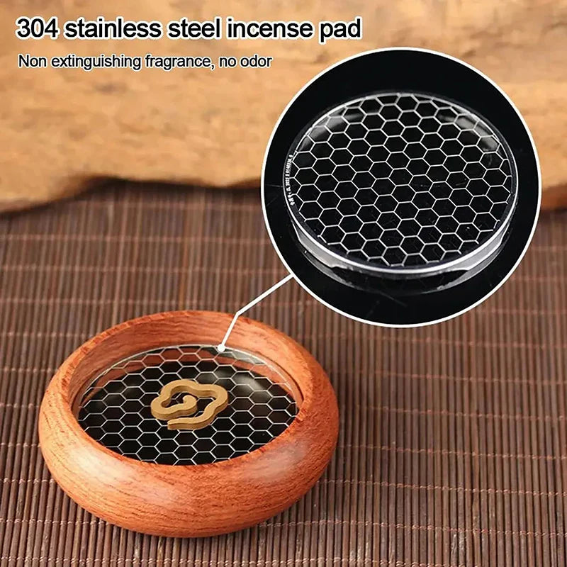 Stainless Steel Mosquito Coil Holder | Decorative Indoor Incense Burner