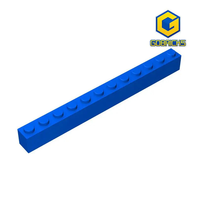 Gobricks GDS-538 Brick 1 x 12 | Compatible Building Block Pieces for DIY Construction