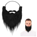 Fake Beard for Party, Halloween, and Christmas Costume | Realistic White and Black Beard