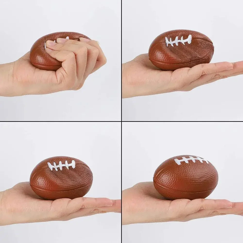 Mini PU Stress Relief Football | Soft Squeeze Ball for Kids and Adults