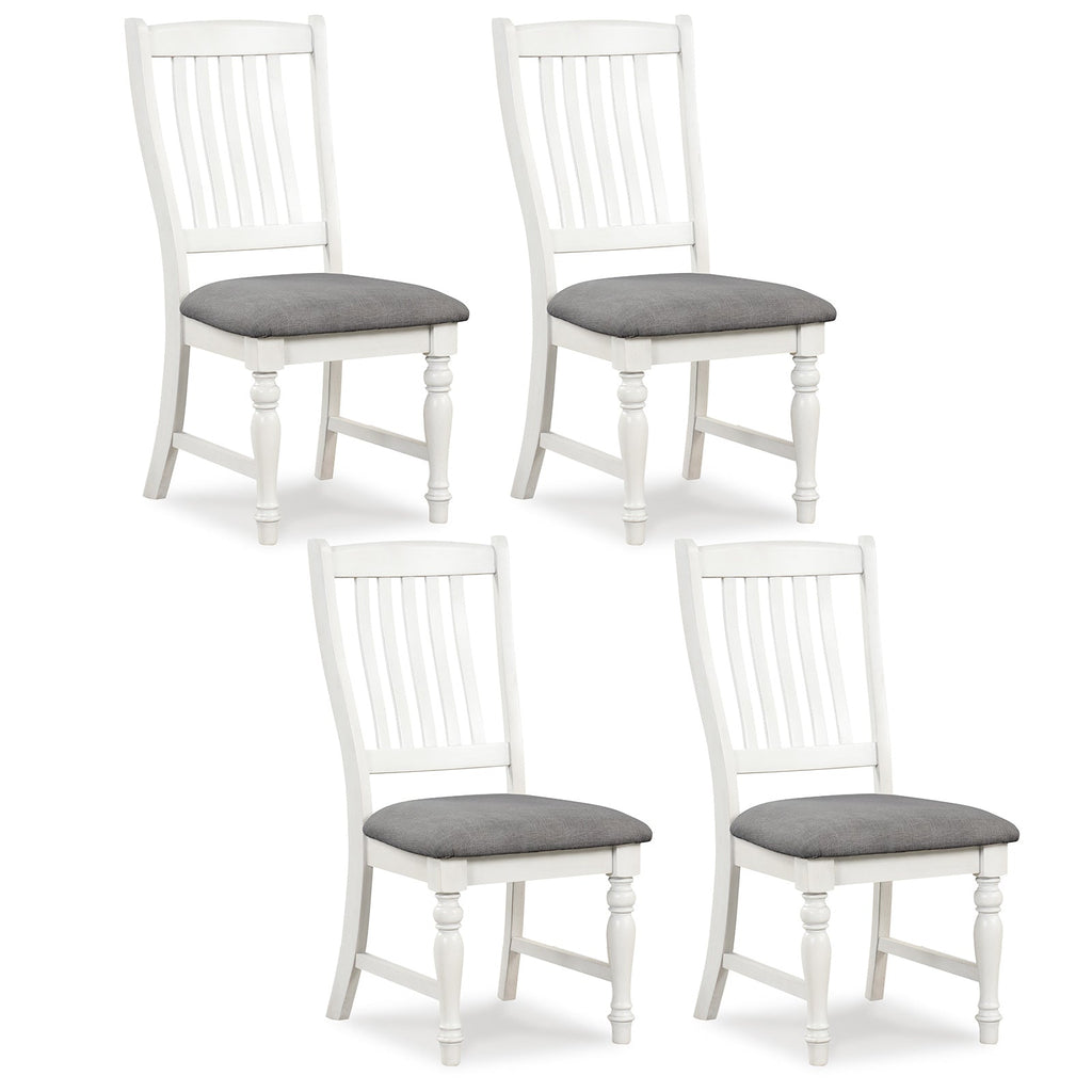 Set of 2 Dining Chairs Kitchen Side Chair with Solid Wood Legs