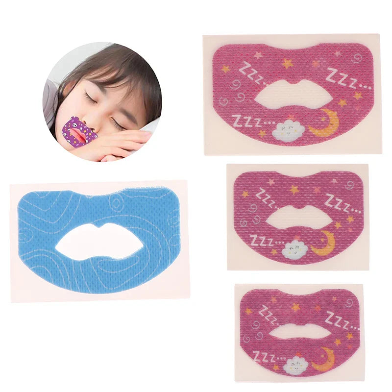 30 Pieces Breathing Correction Patch | Cartoon Anti-Snoring Stickers for Kids and Adults