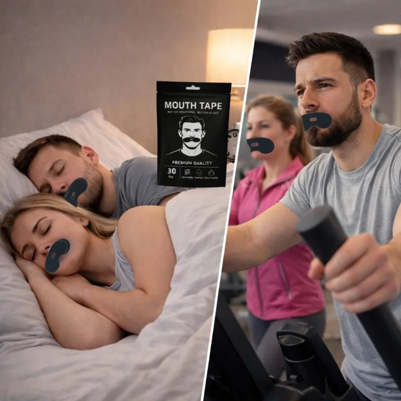 Anti-Snoring Sleep Patches 30 Pack | Nasal Breathing Strips for Better Sleep