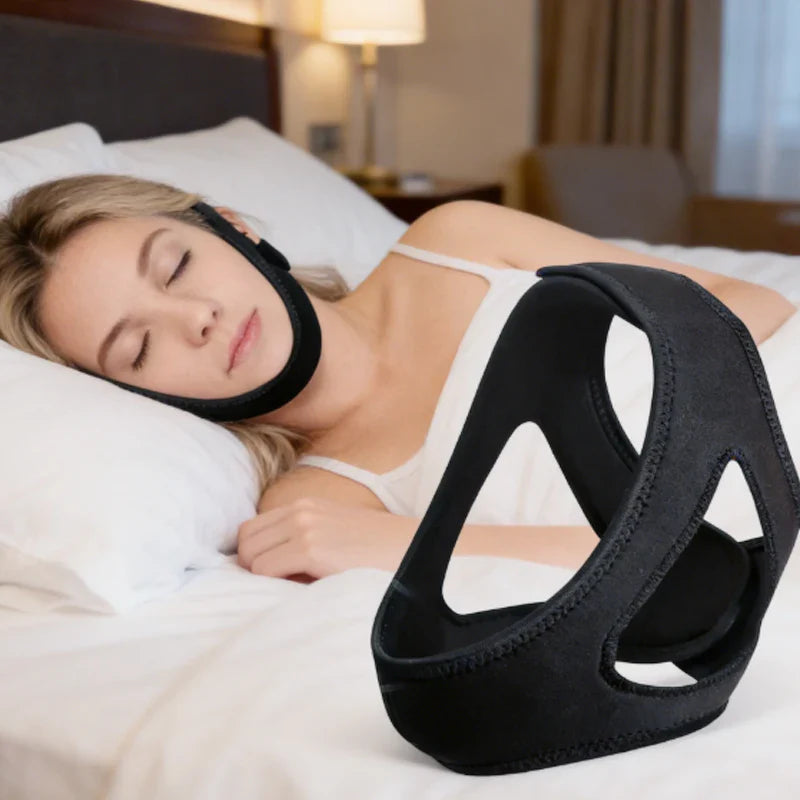 Anti-Snoring Chin Strap | CPAP Mouth Tape Alternative for Quiet Sleep