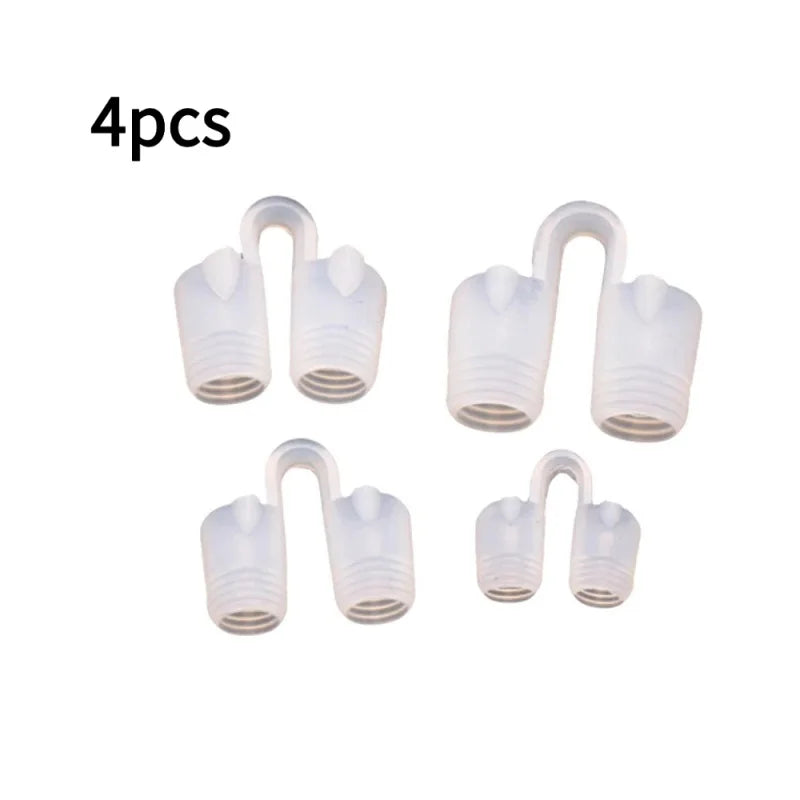 4PCS Anti Snoring Nose Clip Set | Nasal Dilator for Better Sleep