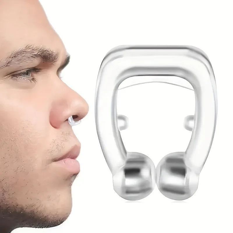 Magnetic Anti-Snoring Nose Clip | Non-Electric Sleep Aid for Quiet Breathing