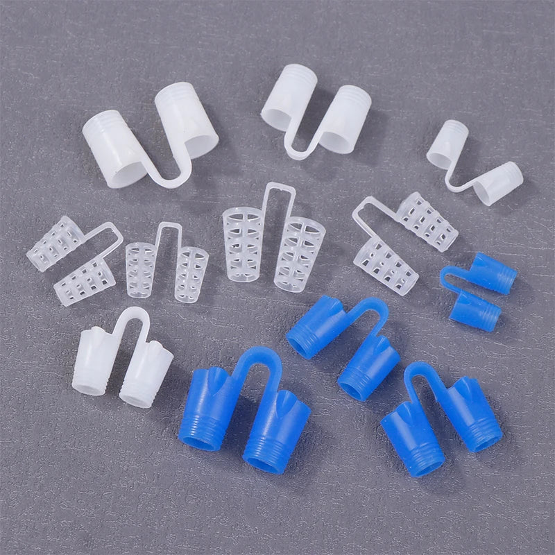 Silicone Anti-Snore Nasal Dilators 4/8Pcs Set | Snoring Nose Clip for Better Sleep