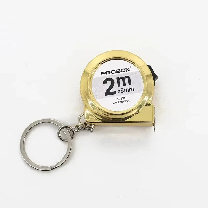 Portable Mini Tape Measure Retractable 2m | Keychain Sewing & Crafting Tool