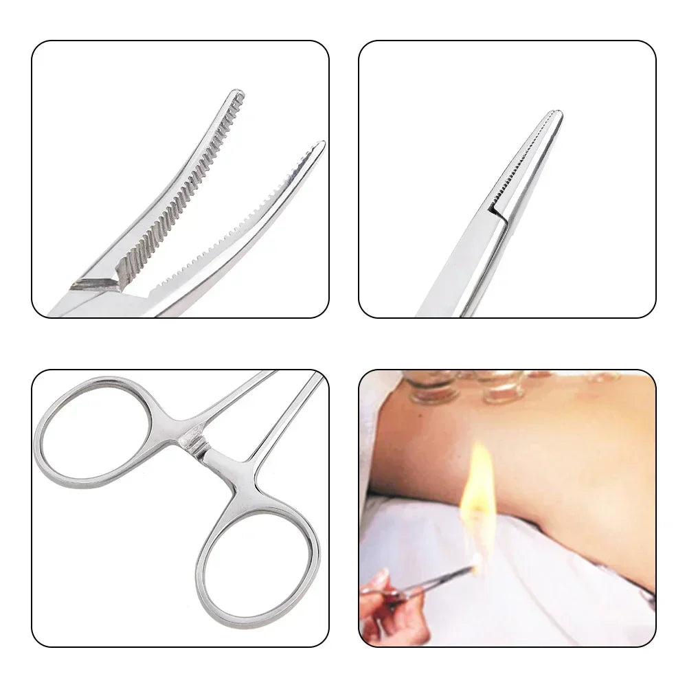 Stainless Steel Hemostatic Forceps | Surgical Clips & Mosquito Clamps